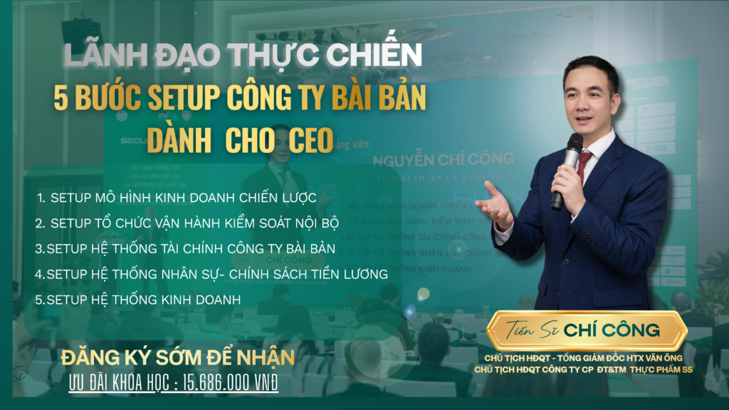 5 Bước Setup Công Ty Bài Bản Dành Cho CEO – Lãnh Đạo Thực Chiến