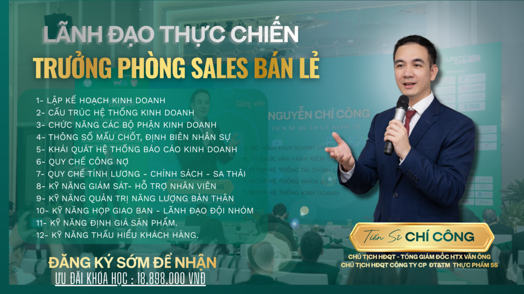 Khóa Học Đào Tạo Trưởng Phòng Sales Bán Lẻ – Lãnh Đạo Thực Chiến